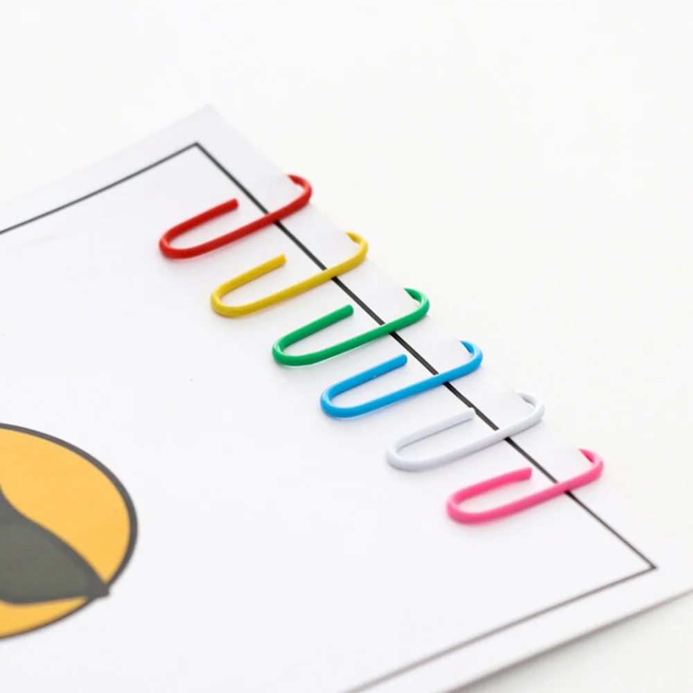 

Set of Metal Hollow Binder Clips Organizers Paper Photo Clips Rubber Bands for Office Bill File