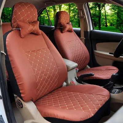 Обычай имитации кожи узор Чехол для сидения автомобиля 7 мест Fiat Freemont Renault Scenic Mazda 5