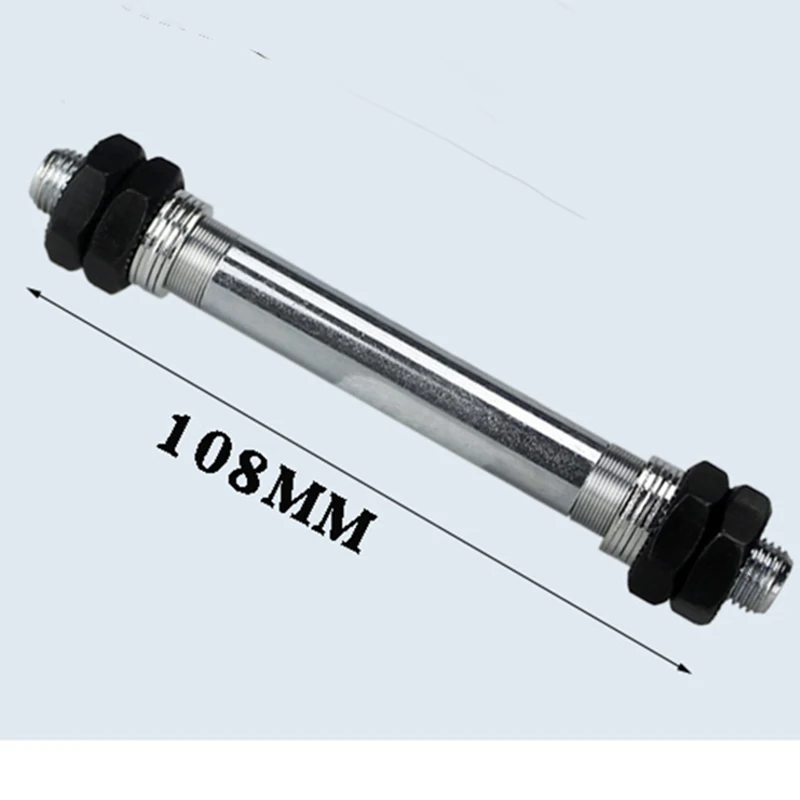 Ось ступицы колеса велосипеда Передняя Задняя стальная полый вал шпинделя