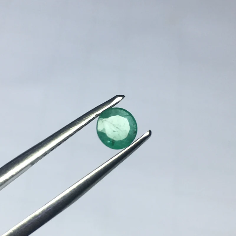 CSJ Настоящее натуральное изумруд свободный драгоценный камень 1 шт Берил