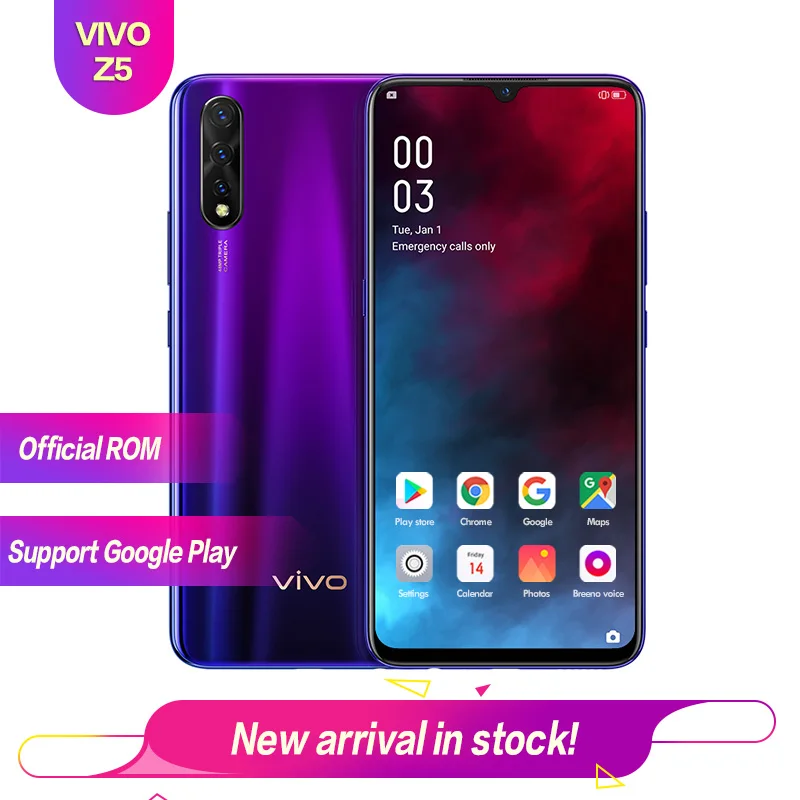Vivo Z5 6 38 &quotSnapdragon 712 6G 128G супер AMOLED Полный экран 1080*2340 лицо + сканер отпечатков
