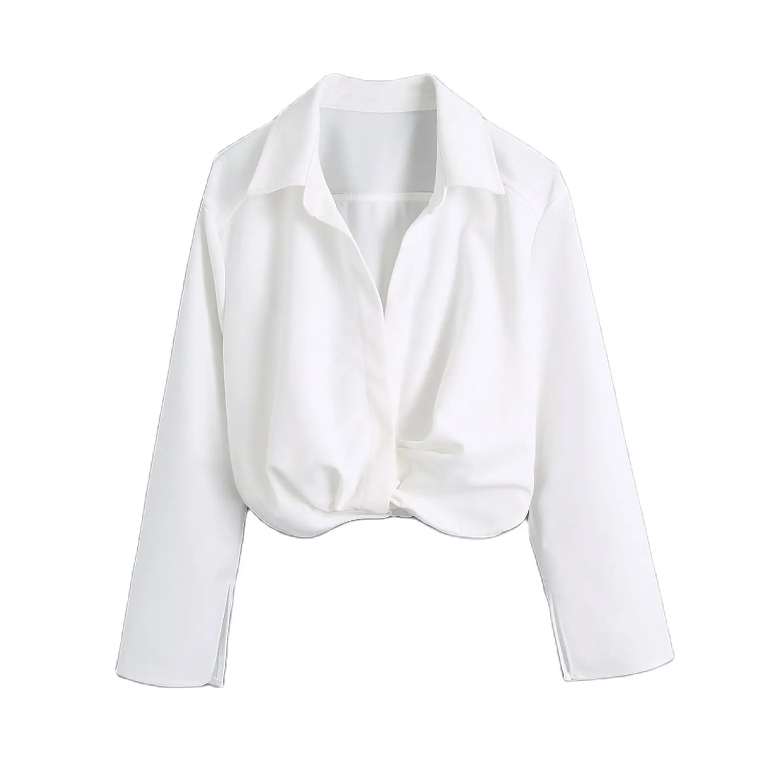 

JC · kфai 2021 плиссированная короткая рубашка B1581