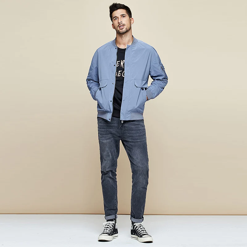 KUEGOU 2019 осенняя куртка для мужчин и пальто хип хоп Японская уличная одежда Ретро