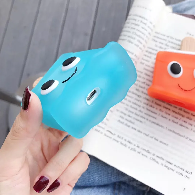 Чехол для Airpods Pro 3D с милым мультяшным мороженым чехол Apple 1 2 3 летняя Беспроводная