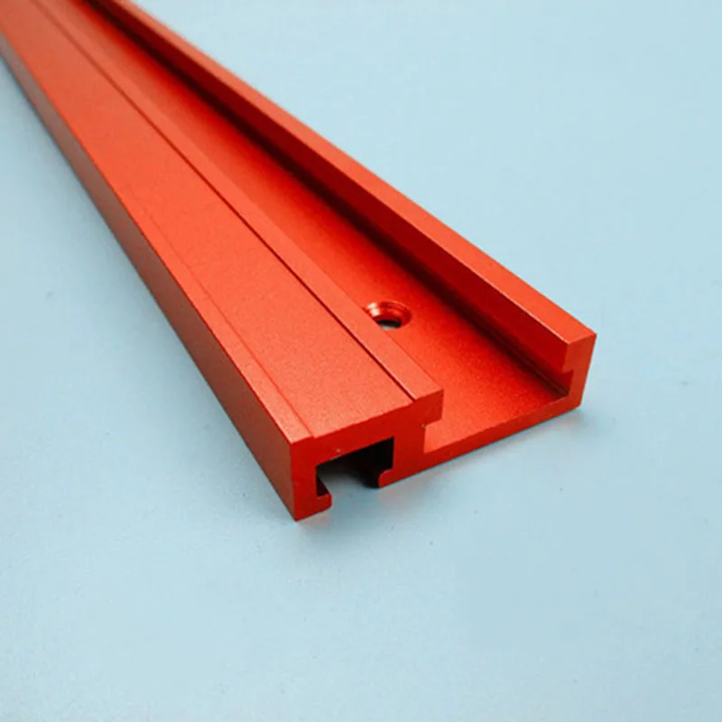 

1pc Red 45 Type 600MM Woodwork Miter Tracks Stop Chute T-Slot Tools Supplies