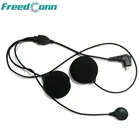 Мягкие Наушники с микрофоном для шлема FreedConn T-COM VB SC, Bluetooth-Интерком, Бесплатная Доставка!