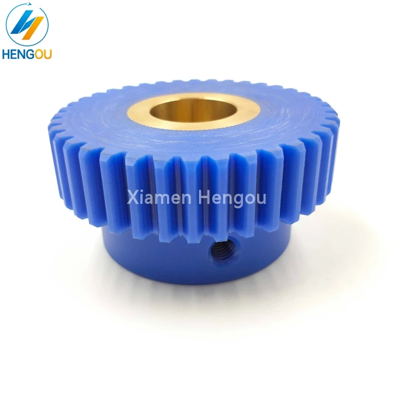 2 шт. Высококачественная нейлоновая зубчатая передача Komori для машины 38 зубьев|gear