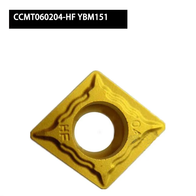 

CCMT CCMT060202 CCMT060204-EF YBG205 CNC Machine Carbide Inserts 10PCS/Box Efficient And Durable For Turning Tool Bar Use