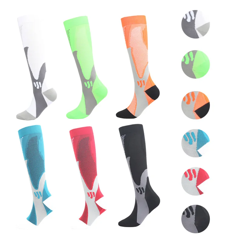 

Men Women High Quality Compression Socks Professional Running Cycling Basketball Nursing Socks Stockings