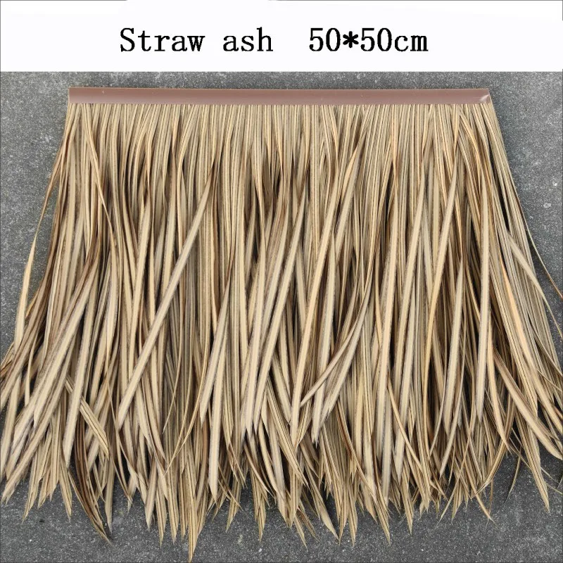 

Simulation Thatched Artificial Grass Outdoor Roof Pavilion Decoration Straw Thatch Home Garden Decoration Retardant Thatch