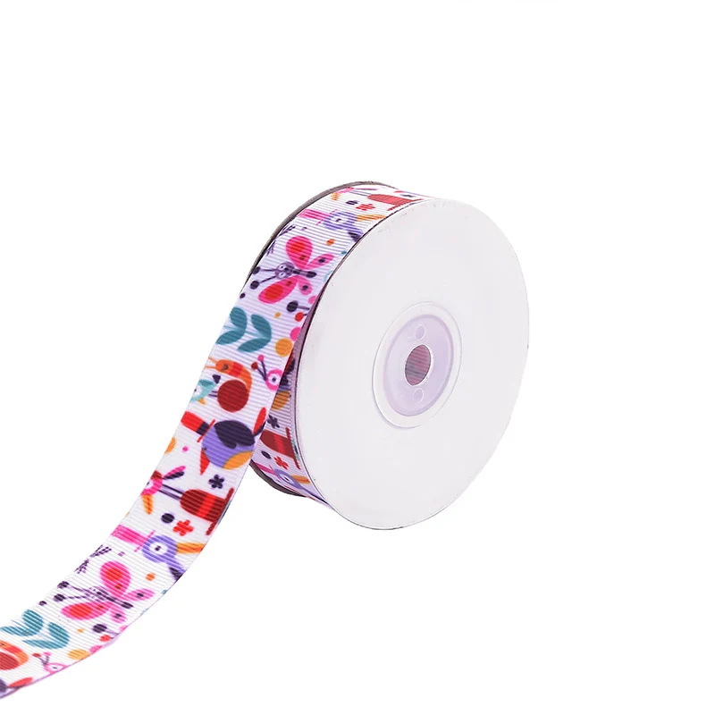 20Y 1 &quotмультфильм слон с днем рождения напечатанные Grosgrain ленты DIY Швейные ремесла