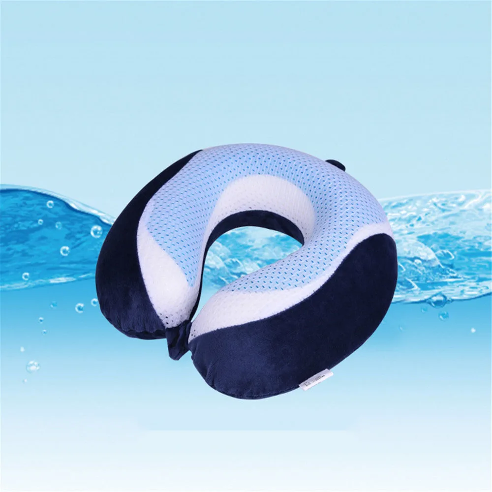 Силиконовая гелевая пена памяти Медленный отскок Подушка для сна путешествия