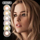 Цветные линзы ed для глаз 1 пара цветных контактных линз 3 тона цветные линзы для глаз контактные линзы