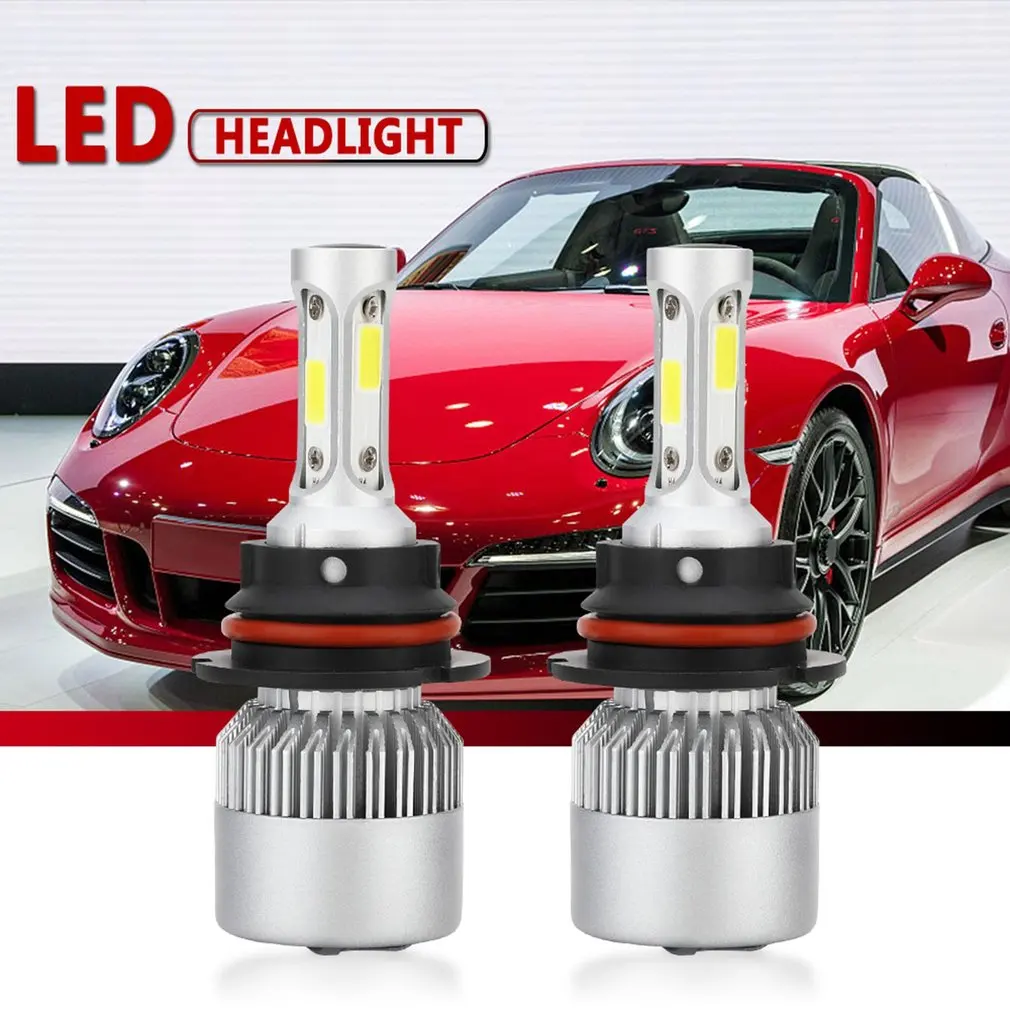 

2pcs Ultra-bright IP68 Waterproof 9004 Car LED Headlights 6000K with 360 Beam Angle with Efficient Cooling System