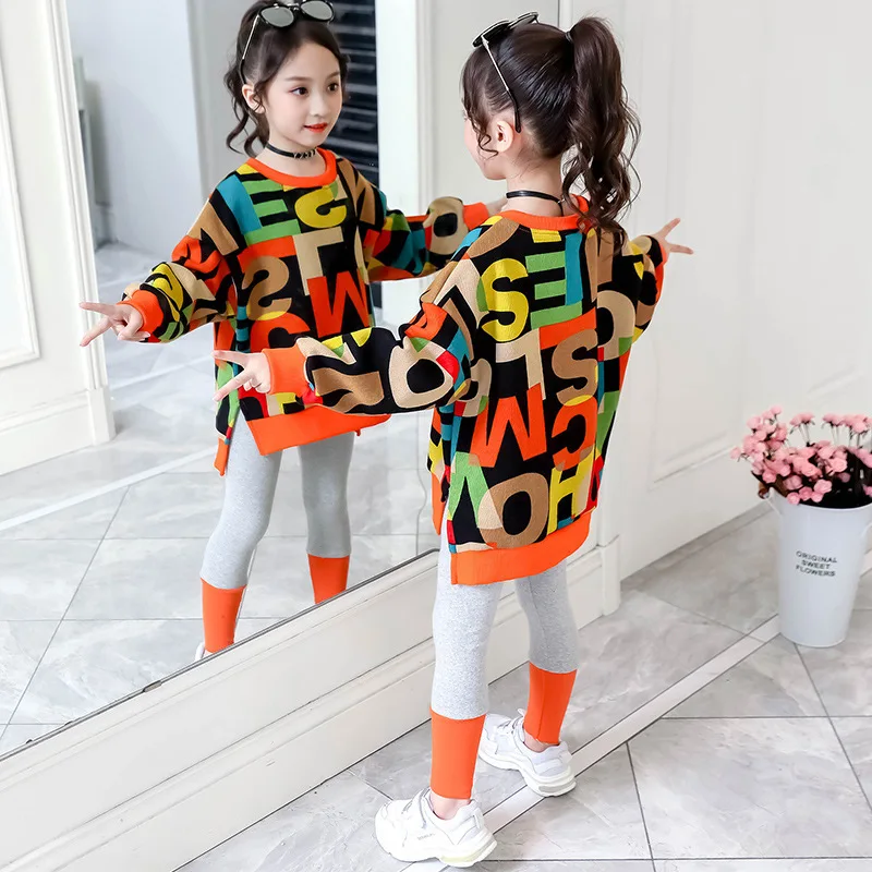 

Children Clothing Set Hoodie Jeans Kids Tracksuit 2022 Spring Girls Costume Kids Sport Suits for Girls Clothes 6 8 10 12 Years