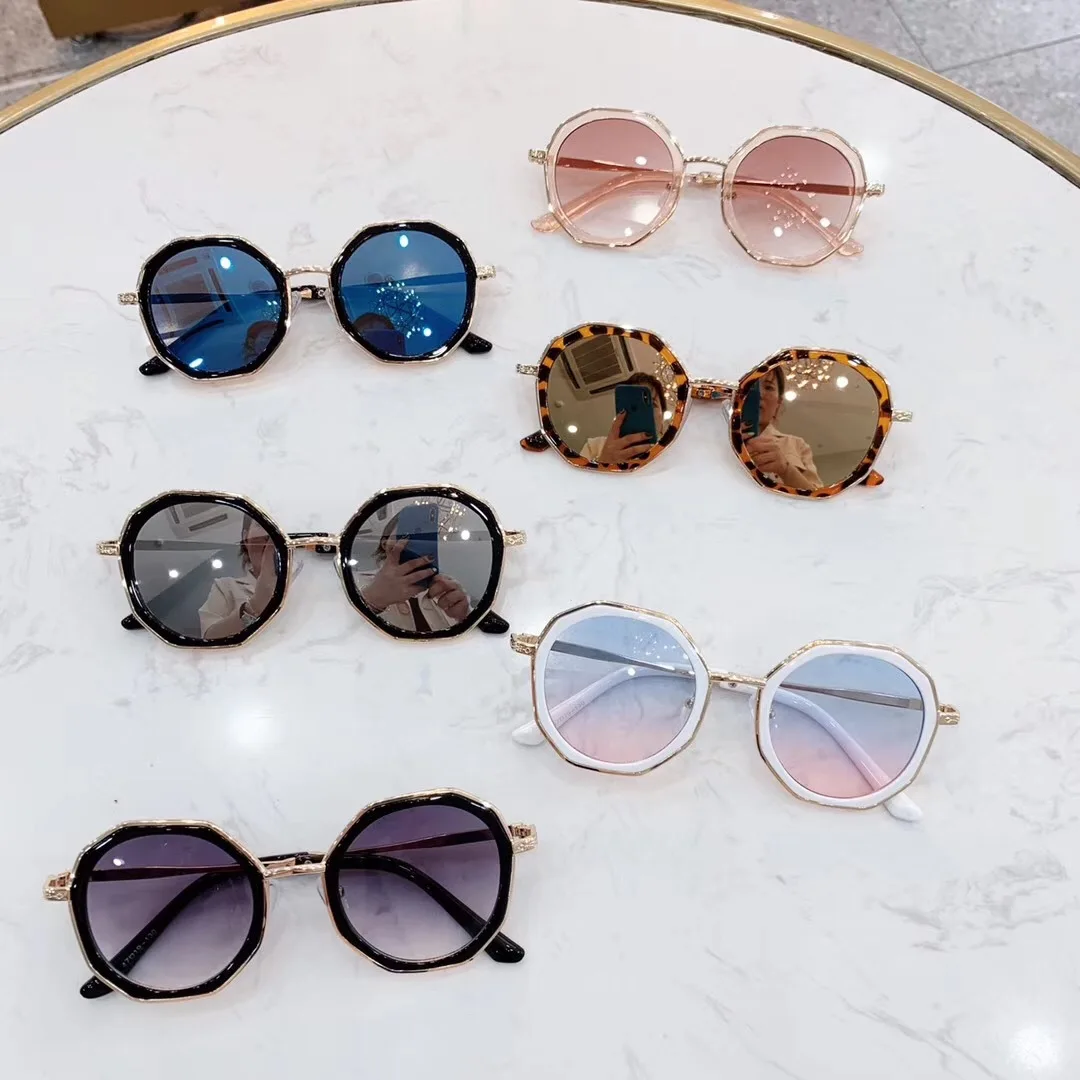 

Boys Irregular Kids Eyewear Girls Sunglasses Plastic Resin