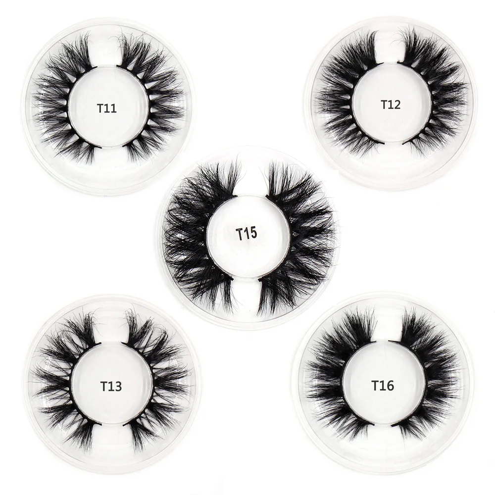 

LEHUAMAO 3D Mink Eyelash Fluffy Cross Thick Natural Fake Eyelashes Lashes Dramatic Makeup Eye Lashes Handmade False Eyelash T03