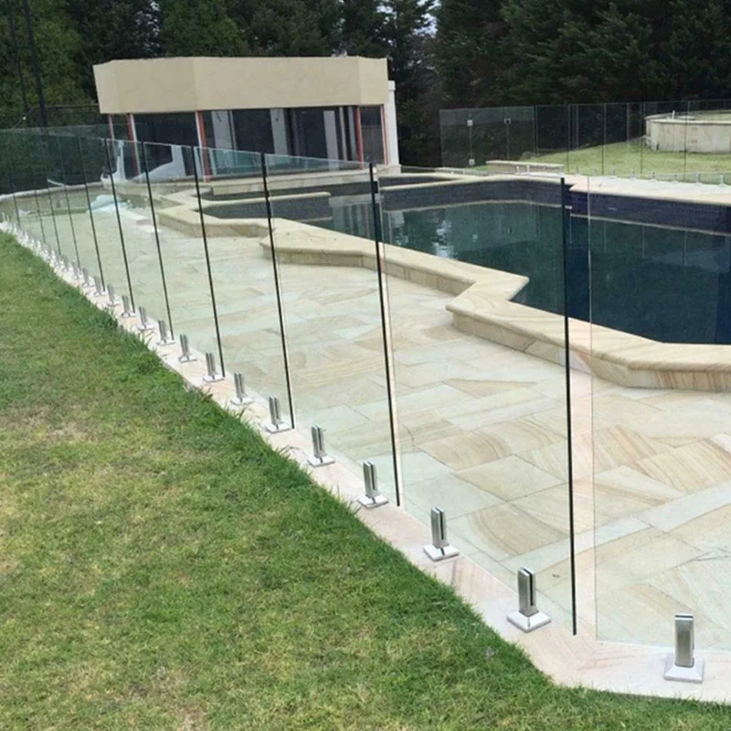 Напольная стойка лестница Балконная стеклянная для бассейна зажим перил магазин