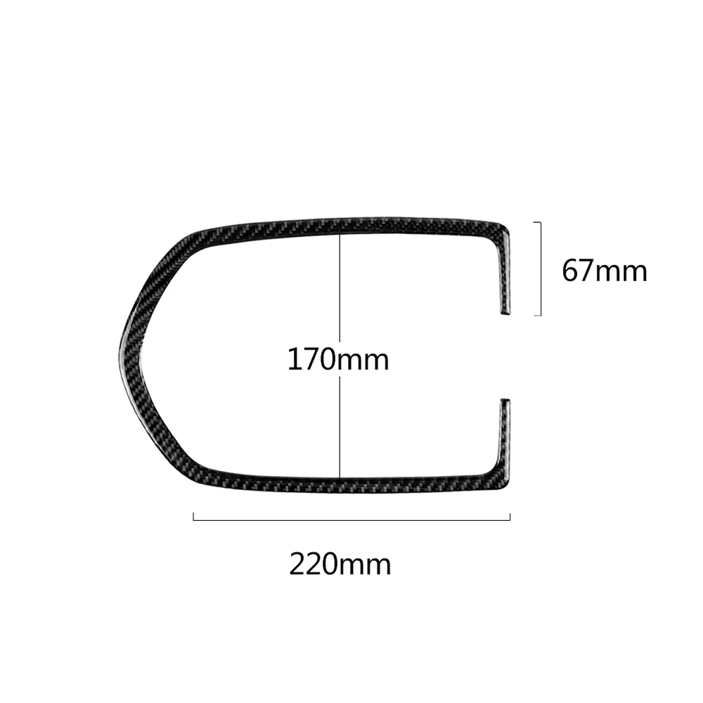 

Carbon fiber auto interior ceiling light panel frame decoration, suitable FOR Porsche MACAN 2015-2018 stickers;