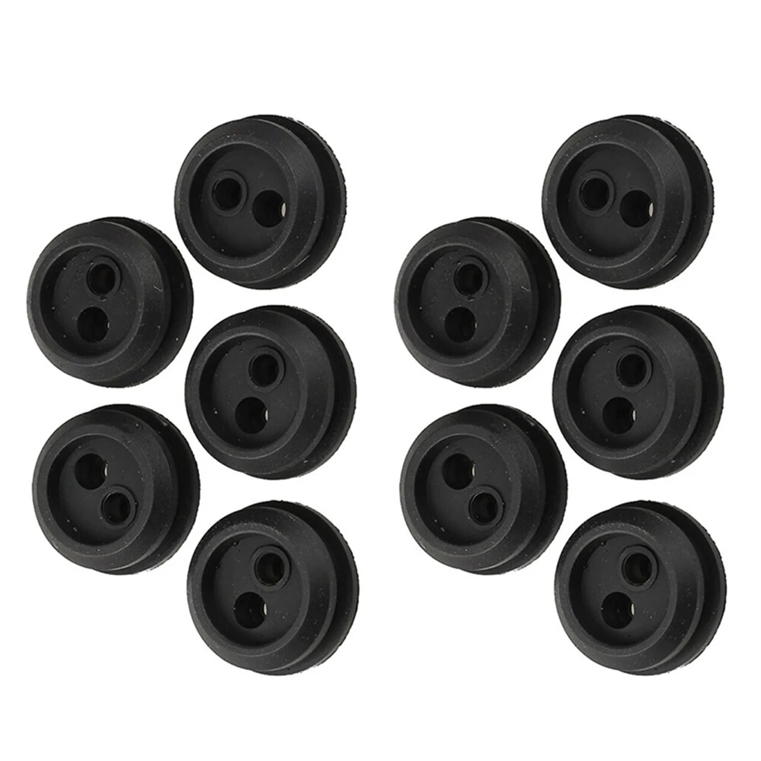 

23mm 10pcs 2 Hole 7/8\\\" Fuel Tank Grommet For Toro 51954 Homelite 560878002 560878001 100% Brand New