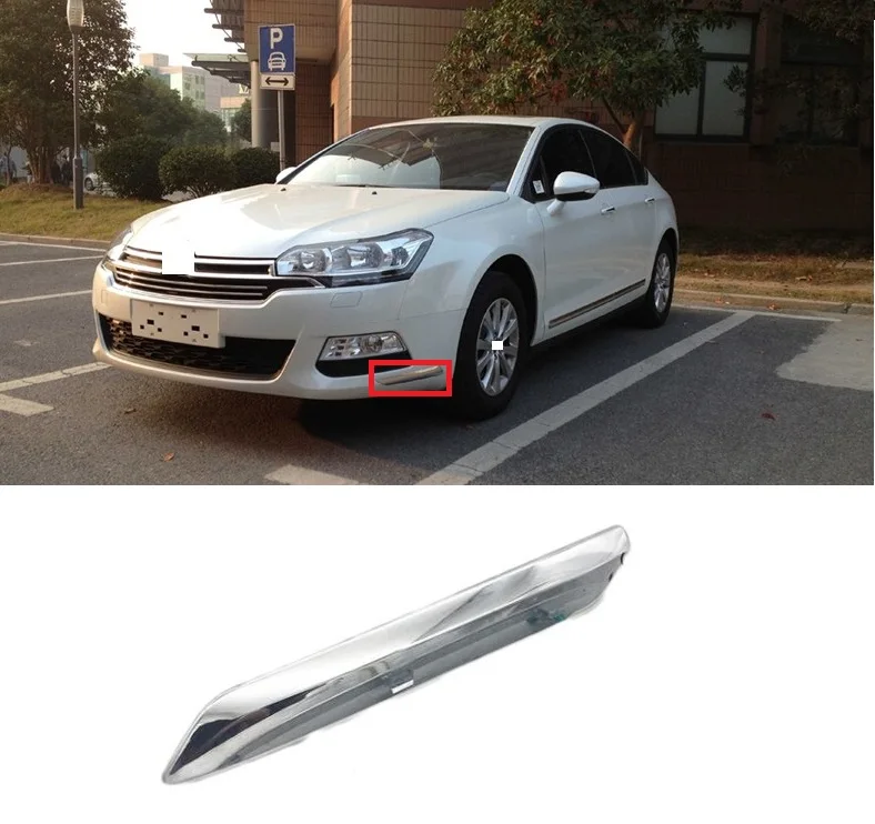 CAPQX для Citroen C5 2013 хромированная накладка на передний задний бампер с защитой от царапин