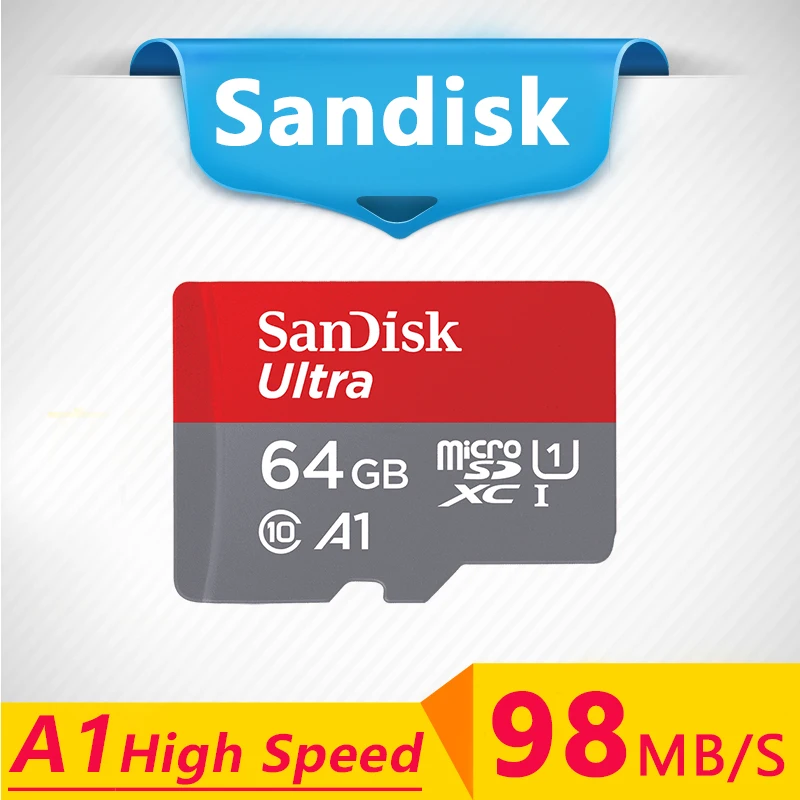Sandisk Ultra Micro SD 128GB 32GB 64GB 200GB 256GB 16GB Card SD/TF Flash Memory MicroSD for Phone | Компьютеры и офис