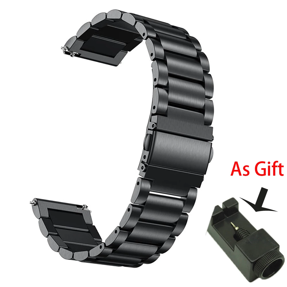 

Replacement Strap for Garmin Vivoactive3 3 Vivomove HR Smart wristband Man Stainless steel bracelet for Forerunner 645 245 Strap