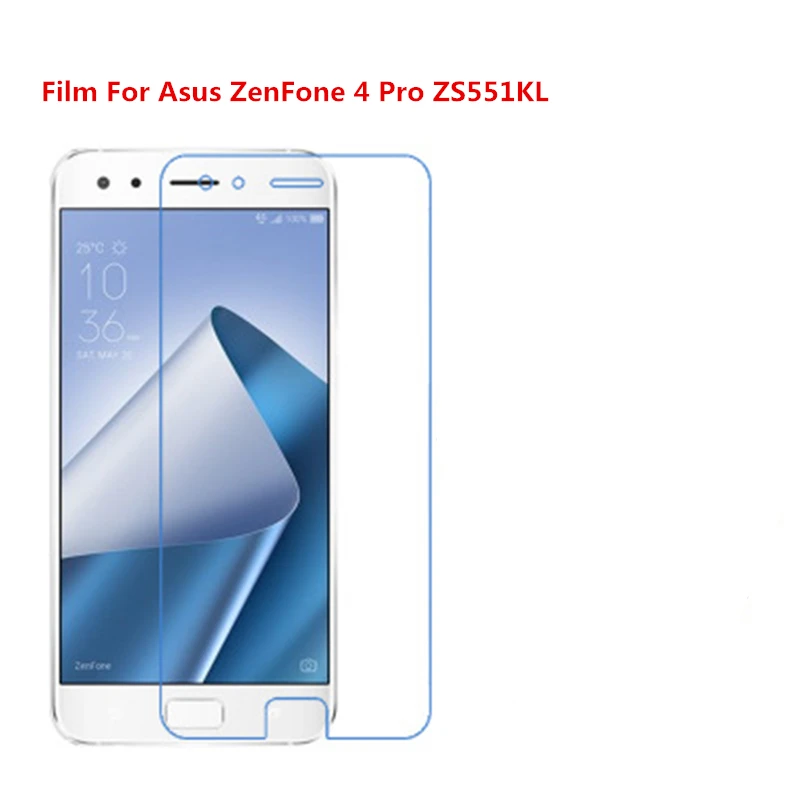 1/2/5/10 шт. ультратонкая прозрачная защитная пленка для HD ЖК-экрана с тканевой пленкой для очистки для Asus ZenFone 4 Pro ZS551KL.