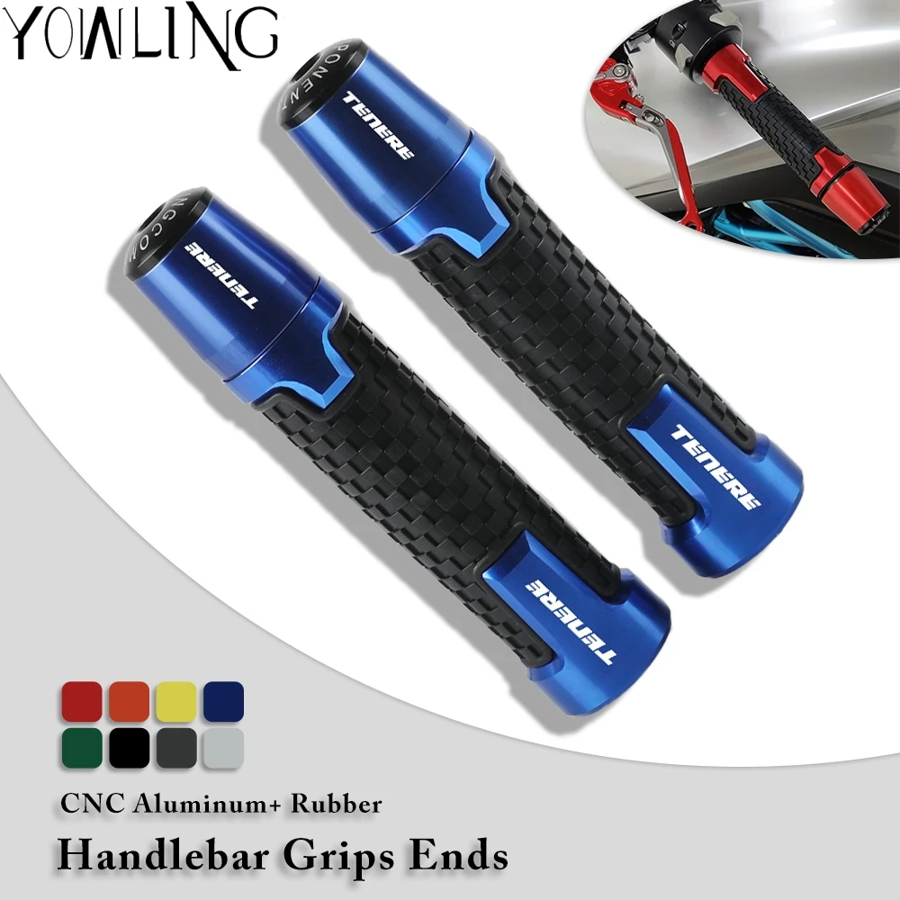 

7/8''22mm Motorcycle Aluminum Accessories handlebar grip ends handle bar grips For Yamaha XT1200Z / ZE/ SUPER Tenere 700 900