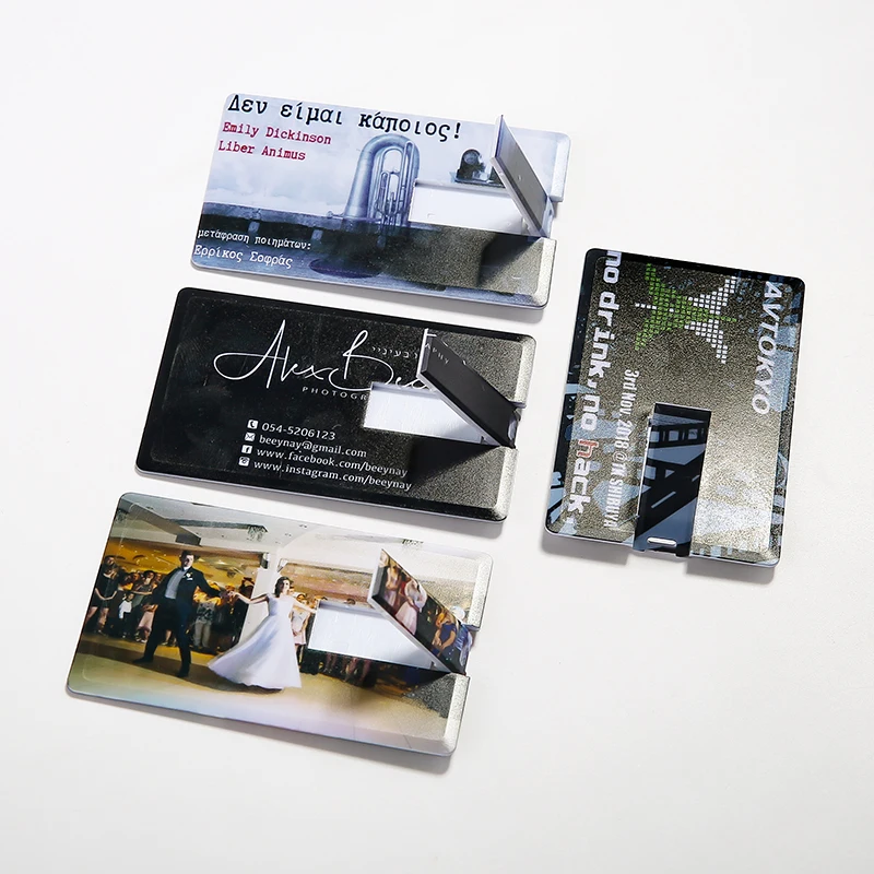 Пользовательский логотип печать фотографии кредитная карта Usb 2 0 Флешка флэш