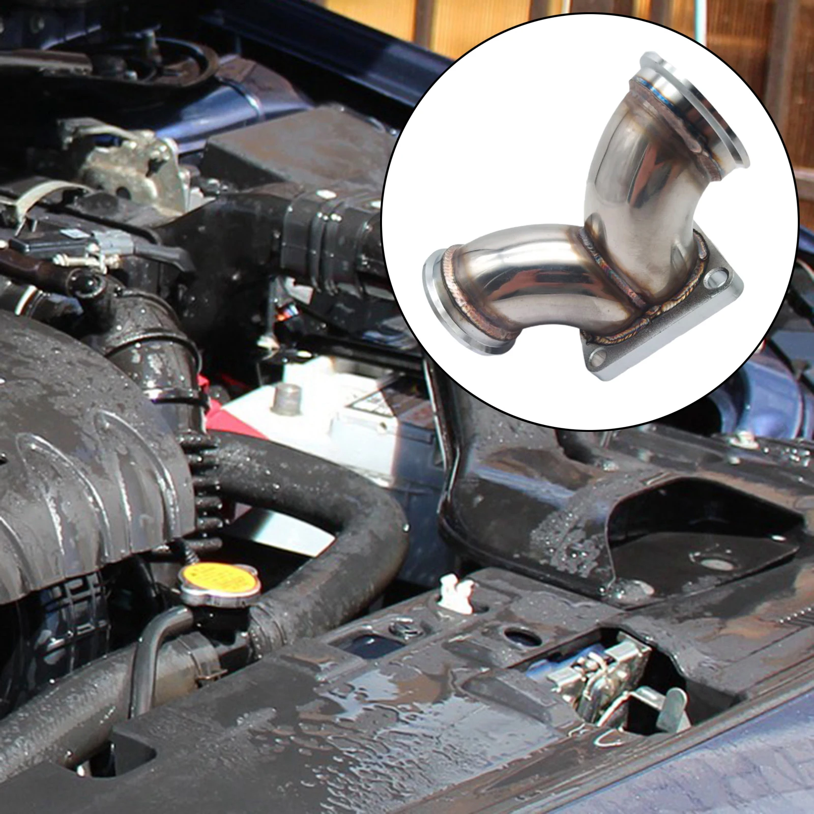 TU-TSF03 Car Turbo T4 двойной фланец прокрутки до 3-дюймового V-образного диапазона простой
