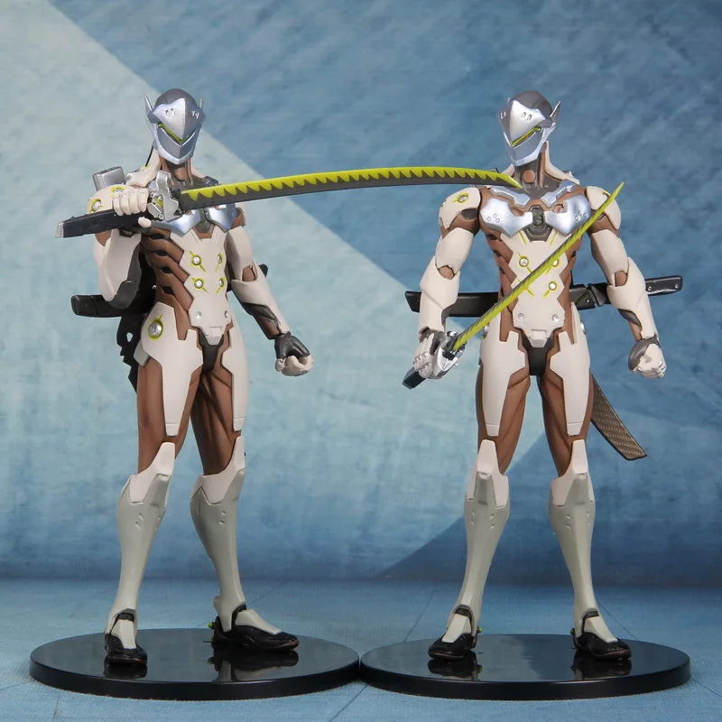 

Anime Game OW Ninja Shimada Genji Model Toys 18.5cm Joints Moveable Action Figure Collectible Model doll toy