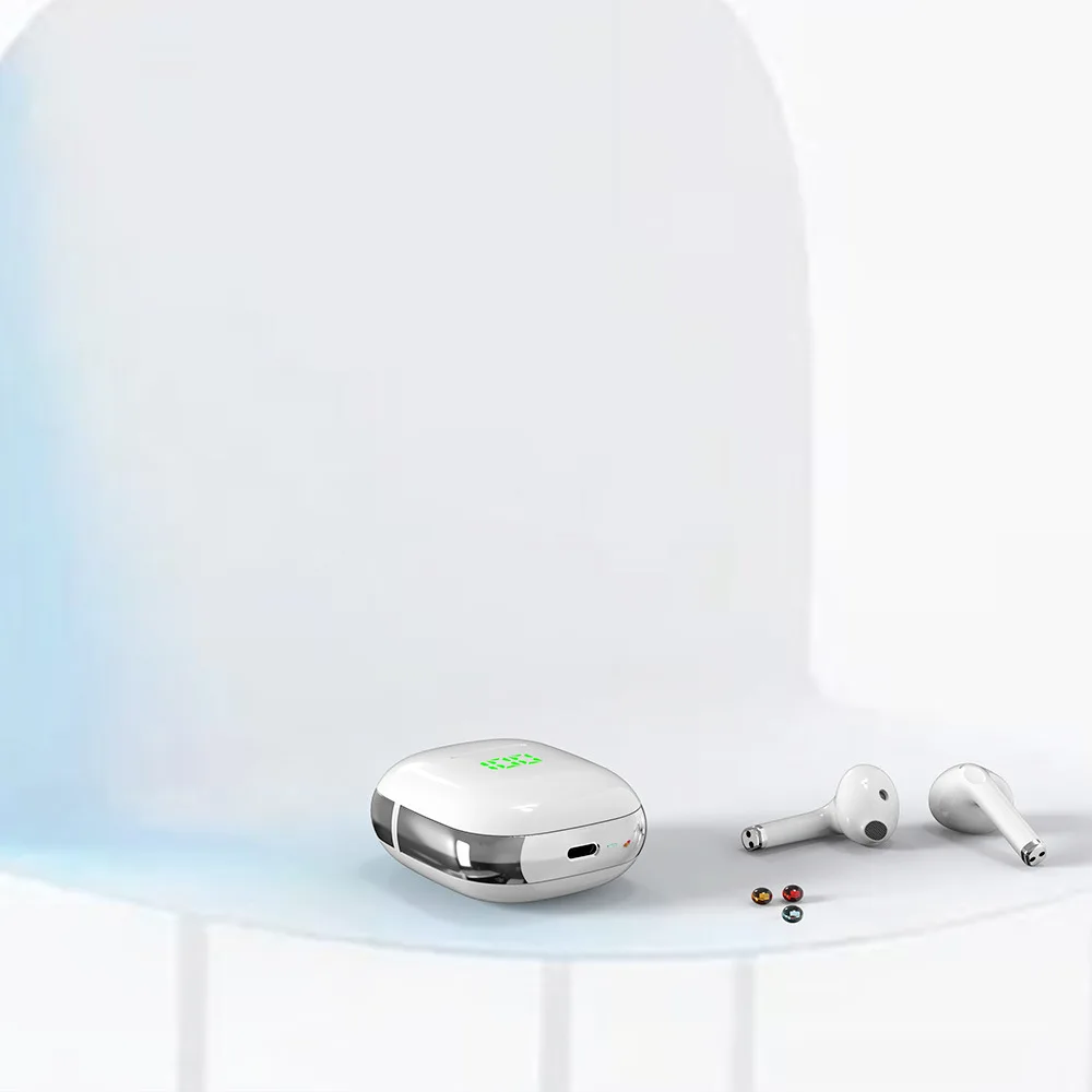 

HiFi Bluetooth 5.0 Noise Reduction Stereo Wireless TWS Bluetooth Headset LED Display Waterproof with Power Bank Chagring Case