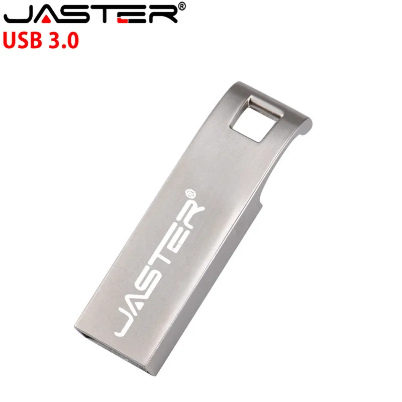 JASTER USB 3,0 Металл 64 ГБ 32 ГБ USB флеш-накопитель 16 ГБ 4 ГБ флеш-накопитель USB флешка Металл реальная емкость(более 10 шт. бесплатный логотип