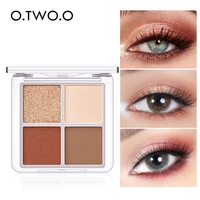 o two o color eyeshadow palette peach waterproof long lasting shimmer matte eye shadow soft smooth shadow primer makeup