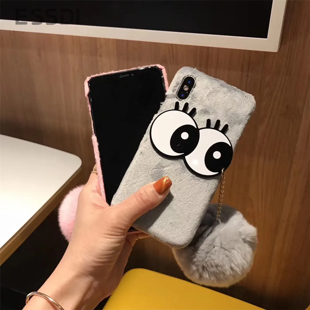 Essidi большие глаза телефон полный чехол Защитный для iphone xs MAX XR 6 8 plus 7 Чехол