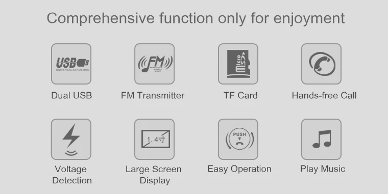 Bluetooth FM передатчик аудио автомобильный комплект FM модулятор радио адаптер Автомобильный mp3 плеер Поддержка TF карта u-диск двойной USB