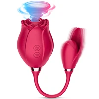 rose vibrator clitoral sucking vibrator rose toys with vibrating egg suction vaginal anal stimulator adult sex toy for women