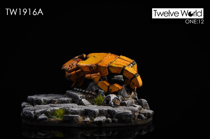 

In Stock 1/12 Figure Scene Accessories TW1916 The ruins of the battlefield and Mechanical Robot Dog Animal Model for 6 ‘’ Action