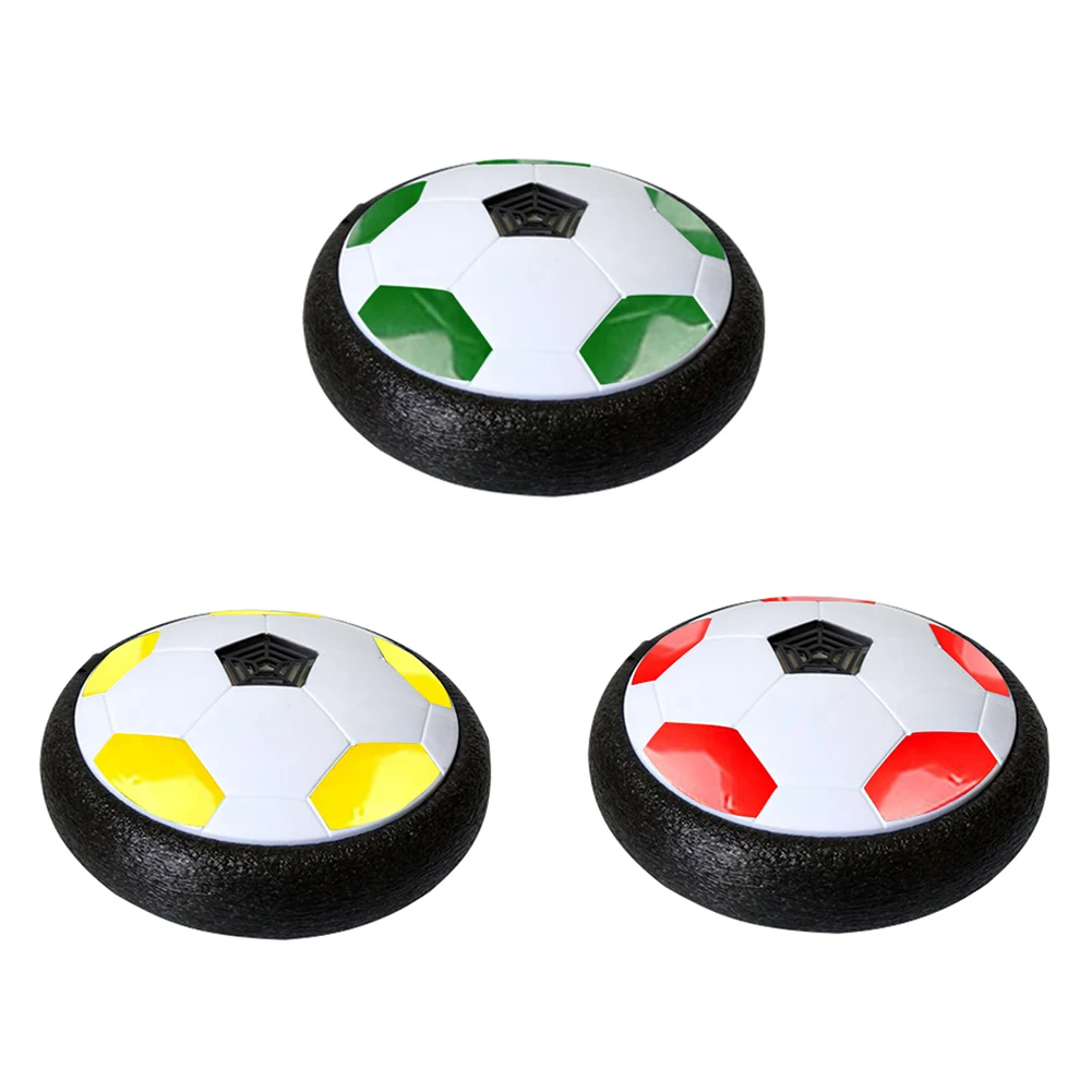 18 см Air Power Soccer Disc Indoor Football Toy красочная музыкальная Лампа мигающий мяч игрушки