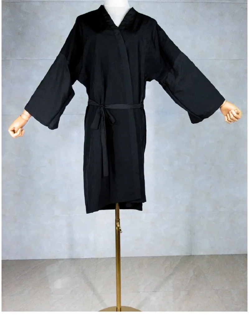 

Hairdressing Salon Client Gown Robes Cape Hair Salon Hair Cutting Smock for SPA Clients Kimono Gown Peluqueria