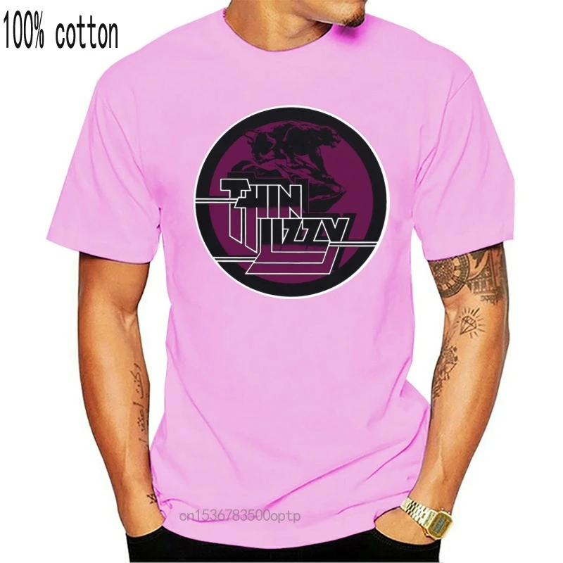 Футболка Lizzy Night Life мужская с логотипом Пантеры тонкая хлопковая тенниска
