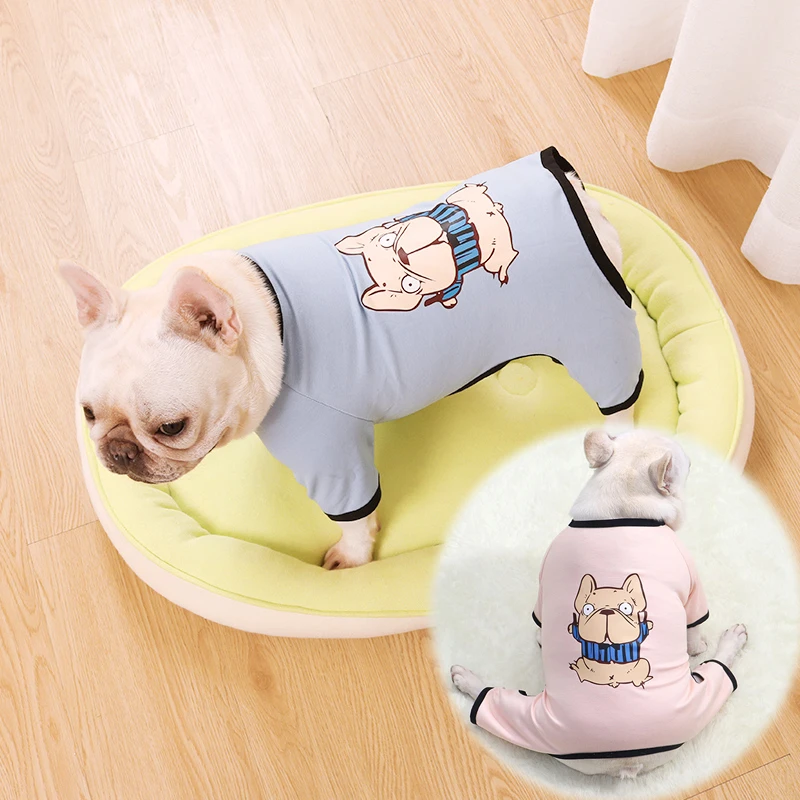 

Pug Clothes French Bulldog Clothing Jumpsuit Pajamas Spring Summer Dog Costume Pyjama Poodle Schnauzer Pet Outfit Dropshipping