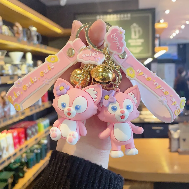 

Cartoon Lingna Belle Keychain Cute Doll Key Chain Ornaments Girl Heart Bag Small Pendant Car Accessories