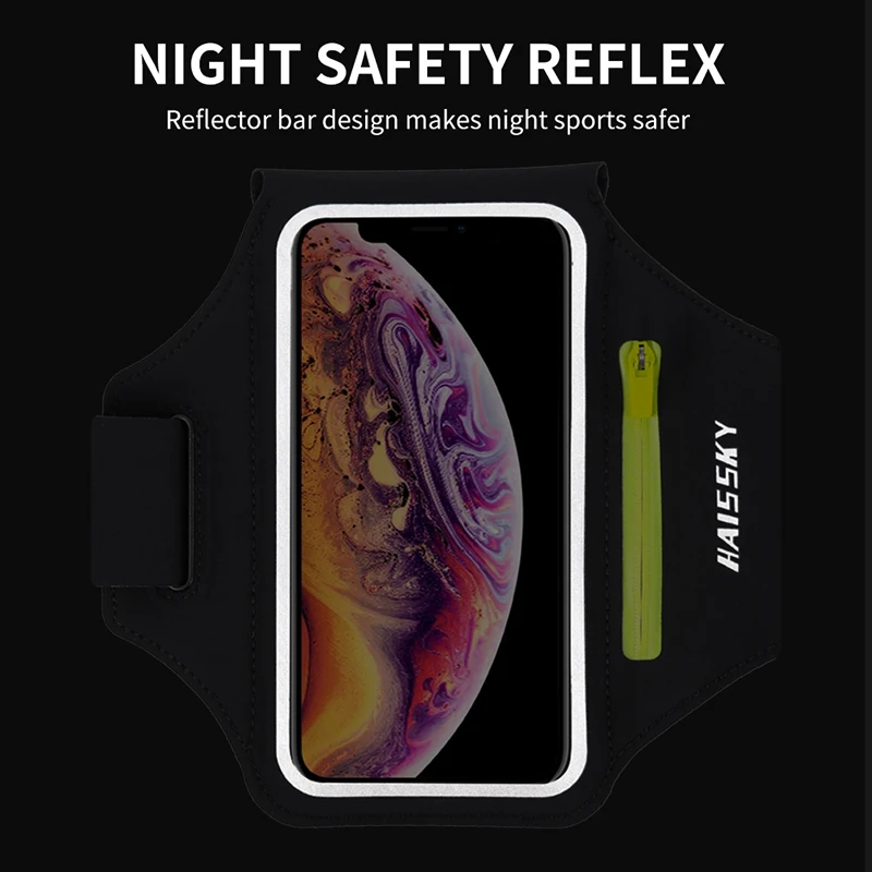 6.9 inch Sport Armbands Case For iPhone 13 12 11 Pro Max XR XS Max Gym Running Phone Bag For Samsung S22 S21 Note20 Ultra Xiaomi