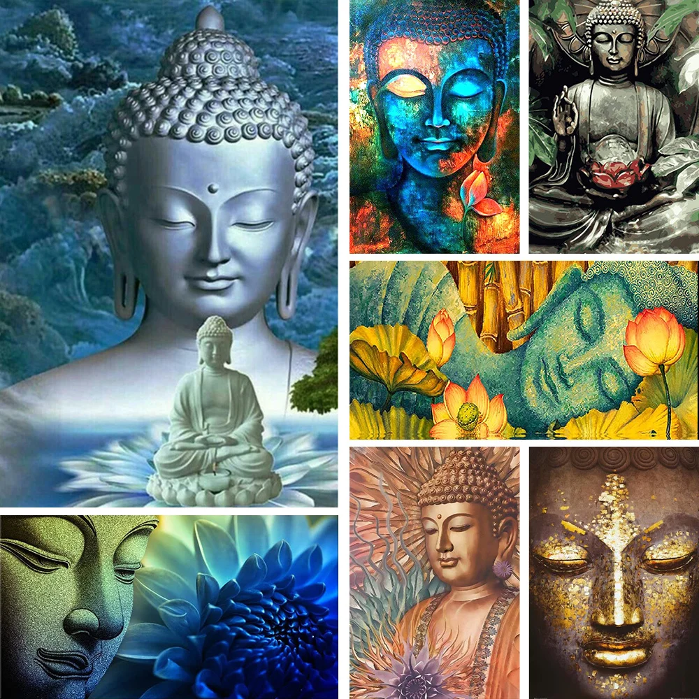 Религиозная вышивка с Буддой наборы для вышивки крестом 11CT набор рукоделия