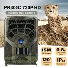 Охотничья камера PR300C, 1080P, 12 МП, 120 градусов, с пассивным ИК датчиком, широкоугольная инфракрасная камера ночного видения для дикой природы, тропа, тепловизор, видеокамера