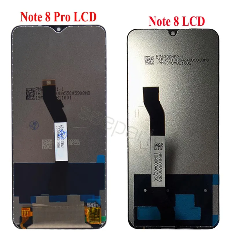 100% новый ЖК-дисплей для Xiaomi Redmi Note 8 Pro Note8 pro M1906G7I сменный сенсорный экран LCD M1908C3JH |