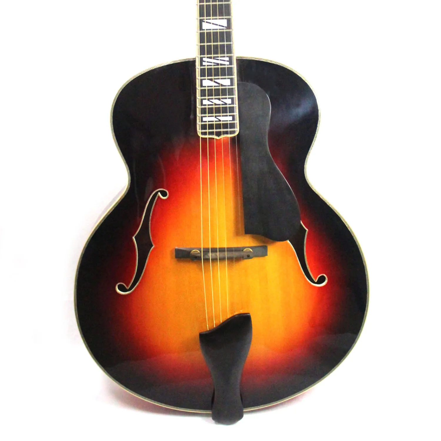 Бренд 18' AAA ручная резная джазовая гитара с выгнутой верхней декой в Sunburst