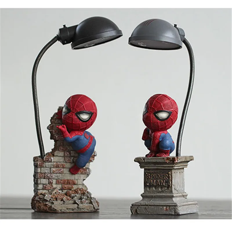 Фигурки героев мультфильмов мстители из смолы ночник Человека-паука